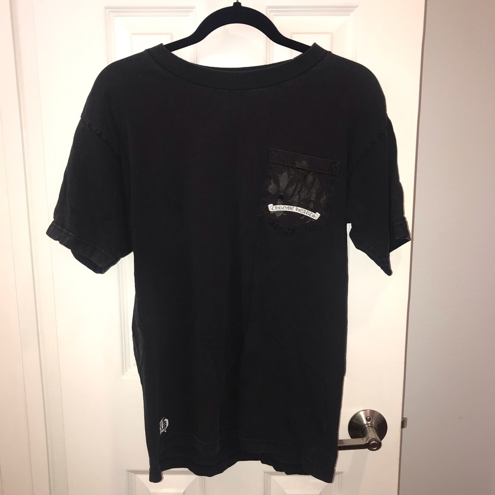 Chrome Hearts Black Pocket Tee